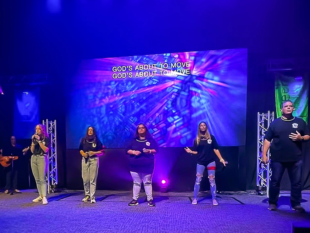 Compassion Church; Indoor 3.9mm, 8'2" x 16'5", Florence, SC