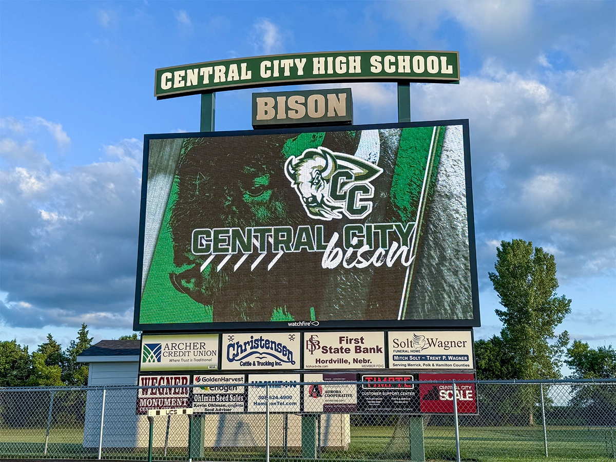 Central City High School; S10mm, 16' x 26', Central City, NE